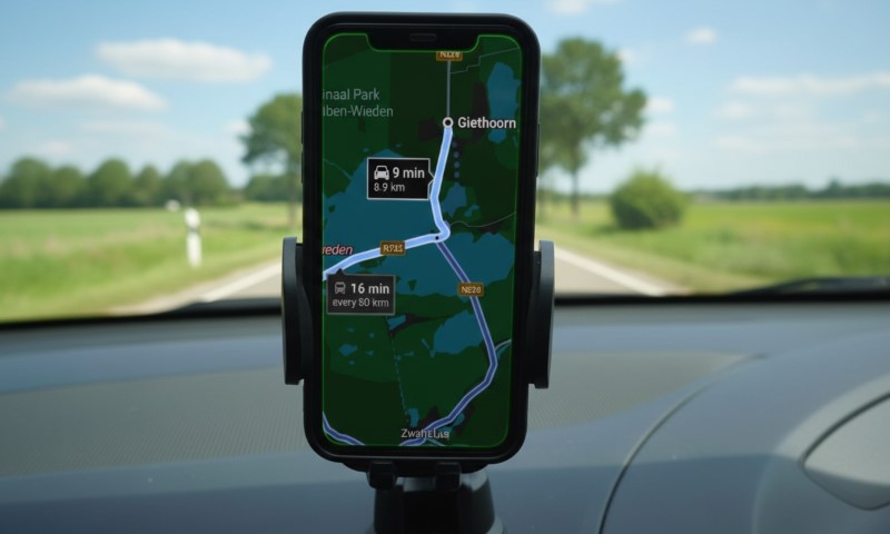 Navigacija na telefonu u automobilu